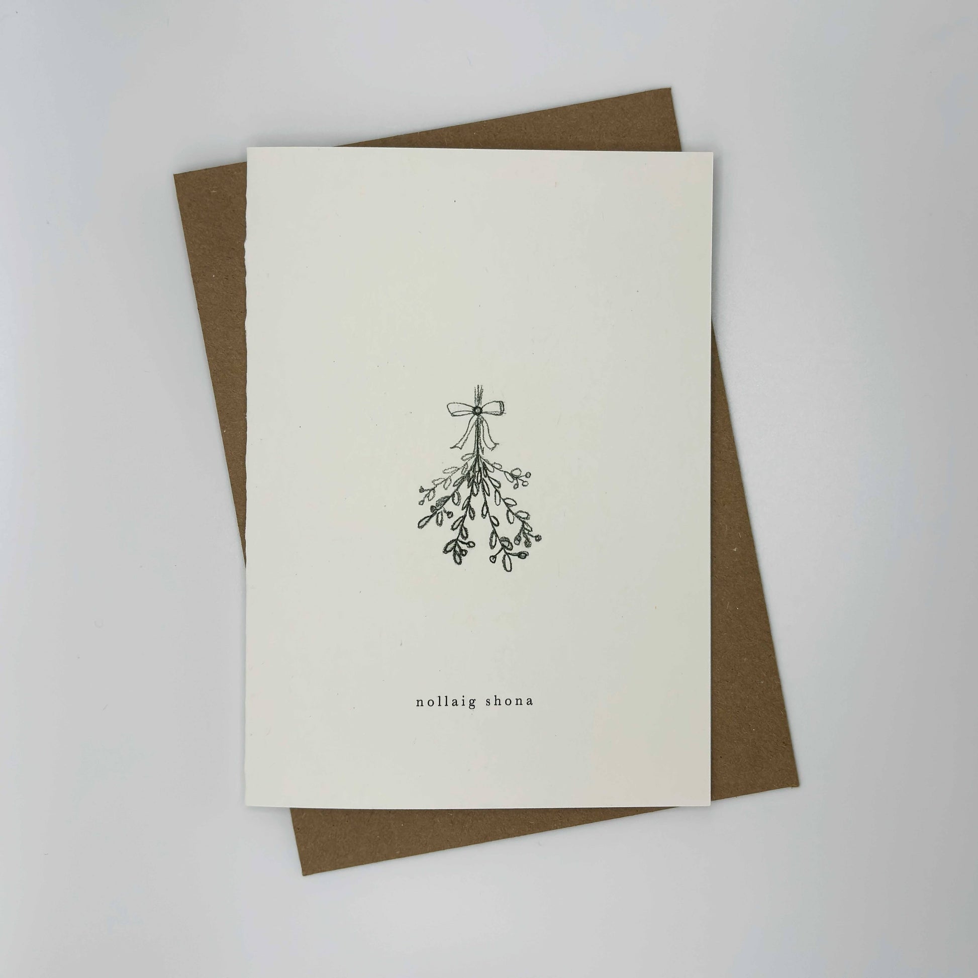 May Bear Designs | Christmas Mistletoe "Nollaig Shona"