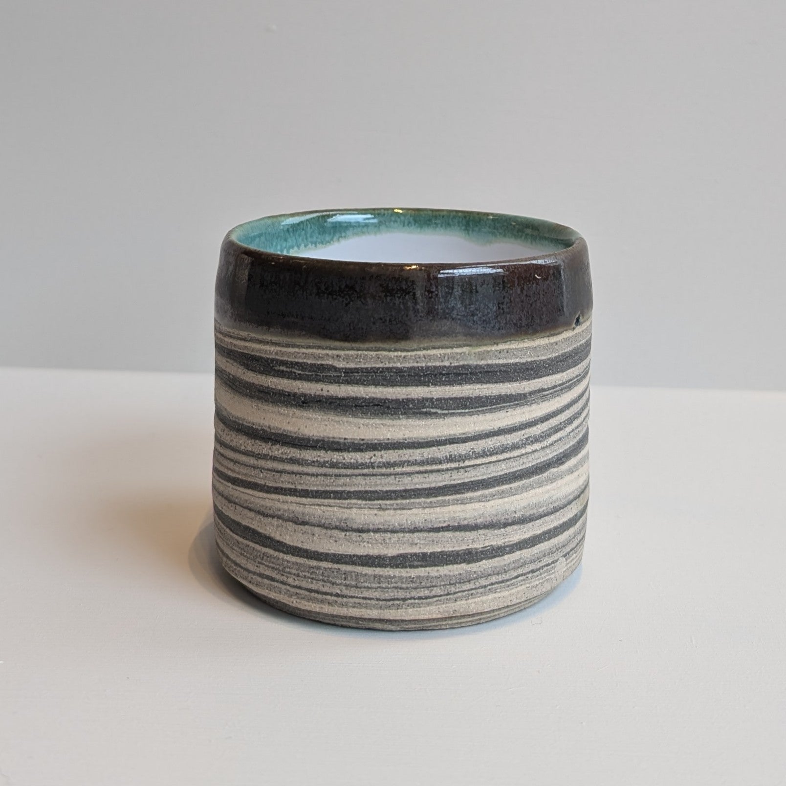 Potadóir | Burren Cup - Slate Grey and Teal Green