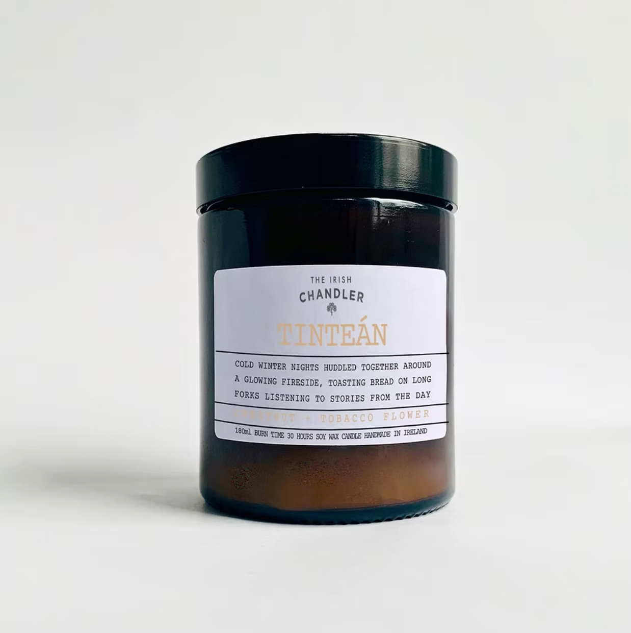 Candle | Tinteán Candle (Chestnut and Tobacco Flower)