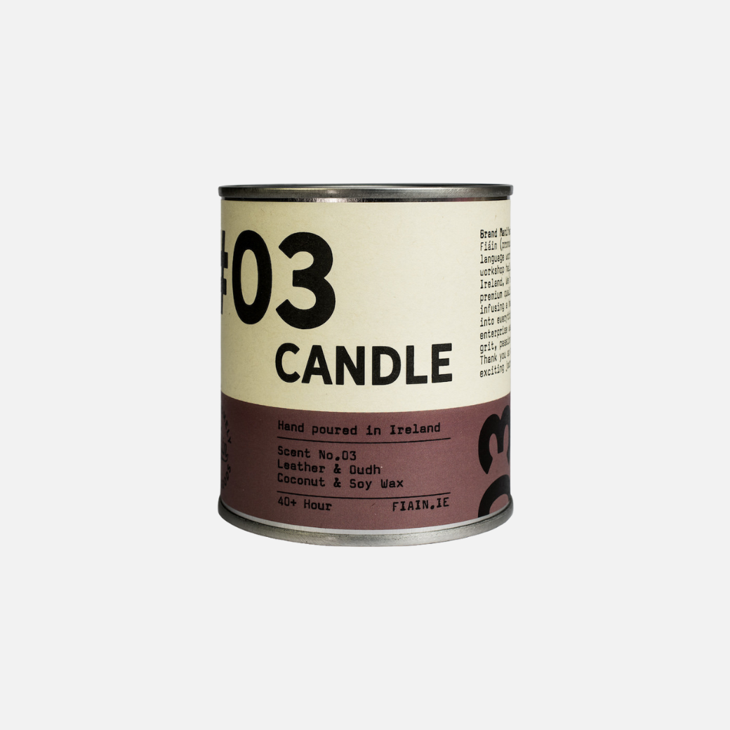 Candle 03 | Leather & Oudh