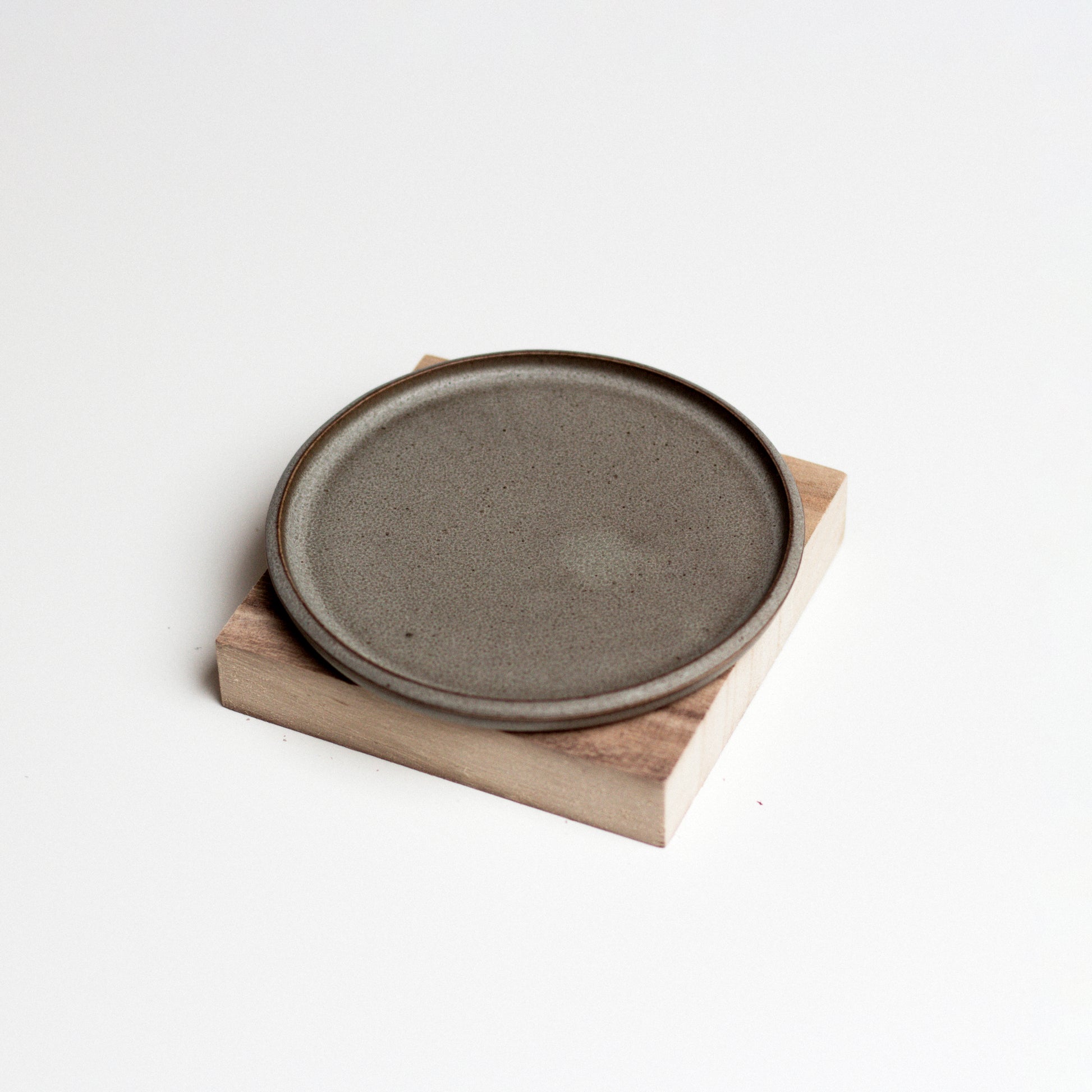 Vinh Truong | Small Plate or Coaster | Pebble Grey