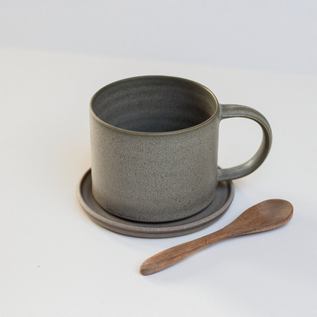 Vinh Truong | Small Plate or Coaster | Pebble Grey