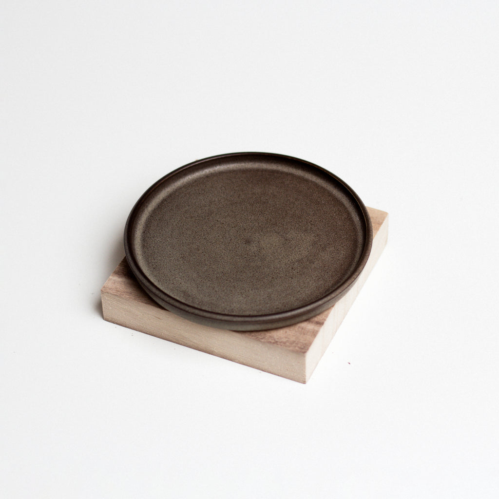 Vinh Truong | Small Plate or Coaster | Umber Brown