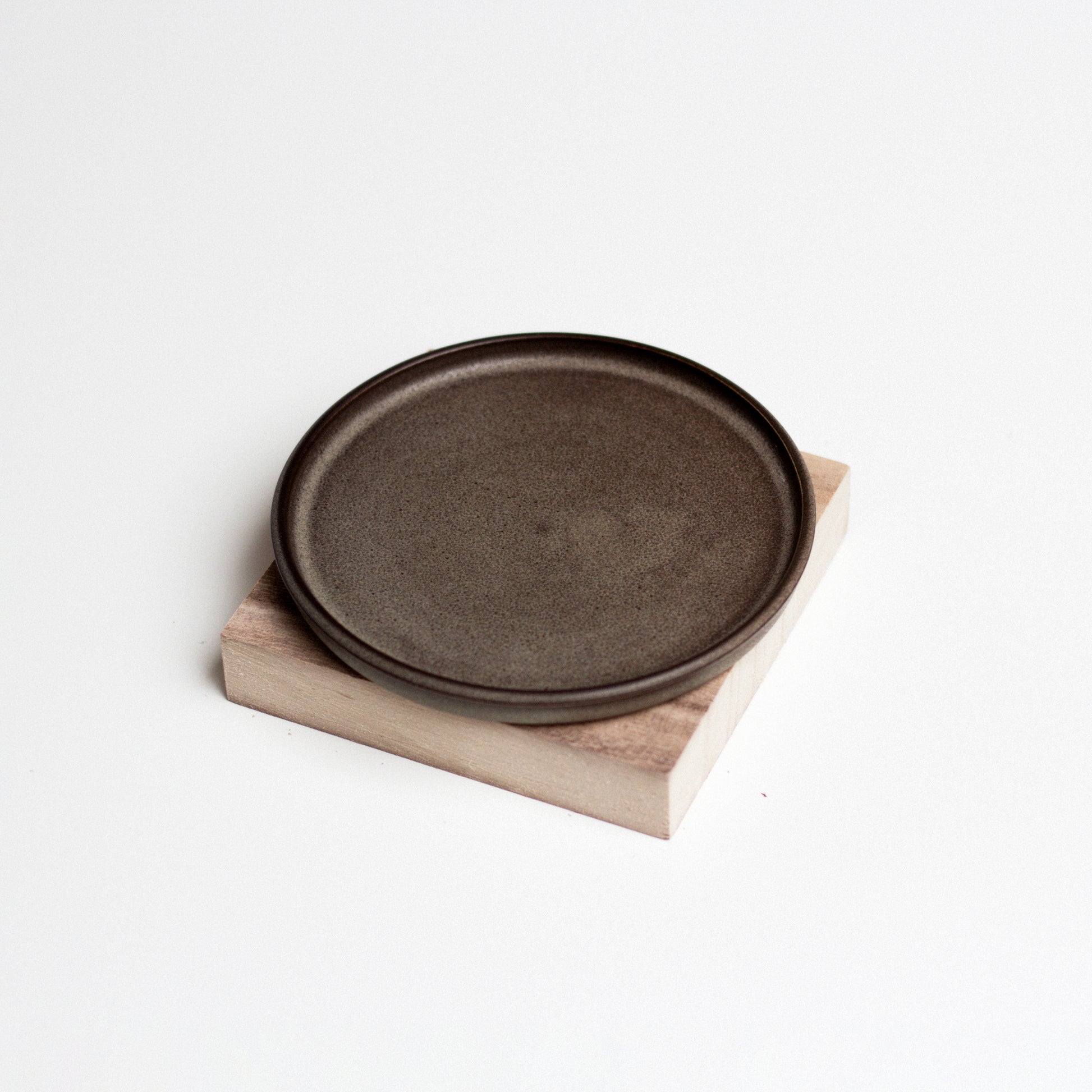 Vinh Truong | Small Plate or Coaster | Umber Brown