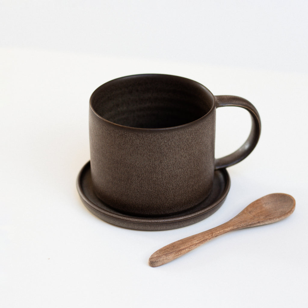 Vinh Truong | Small Plate or Coaster | Umber Brown
