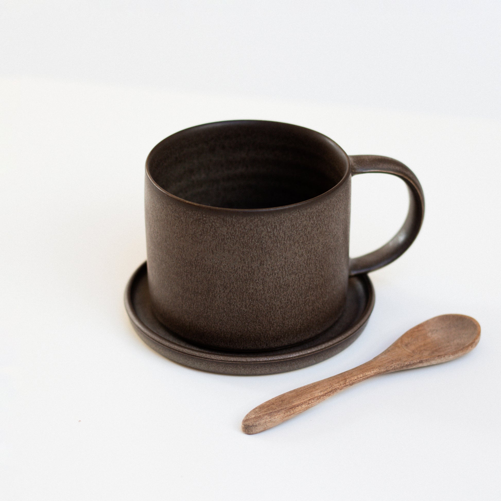 Vinh Truong | Small Plate or Coaster | Umber Brown