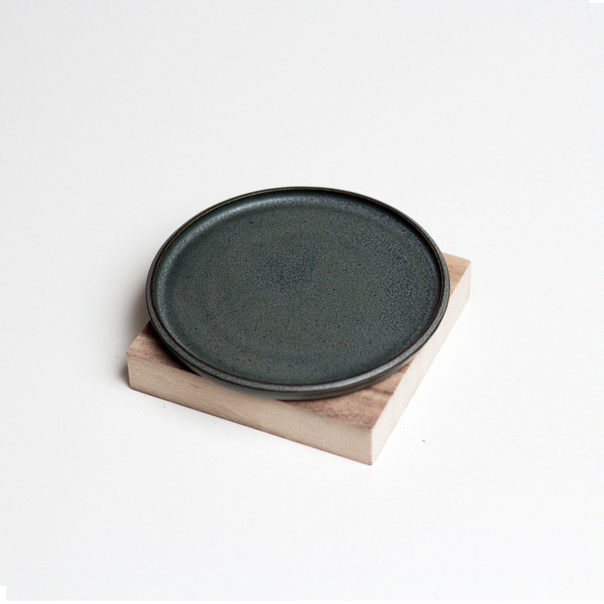 Vinh Truong | Small Plate or Coaster | Pine Green