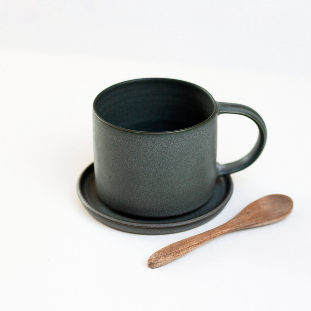 Vinh Truong | Small Plate or Coaster | Pine Green
