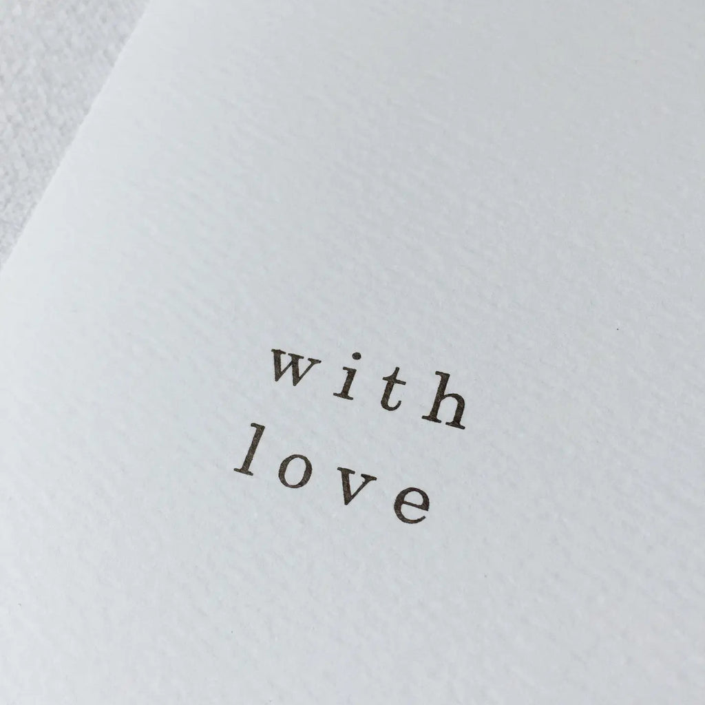 Greeting Card / 'With Love'