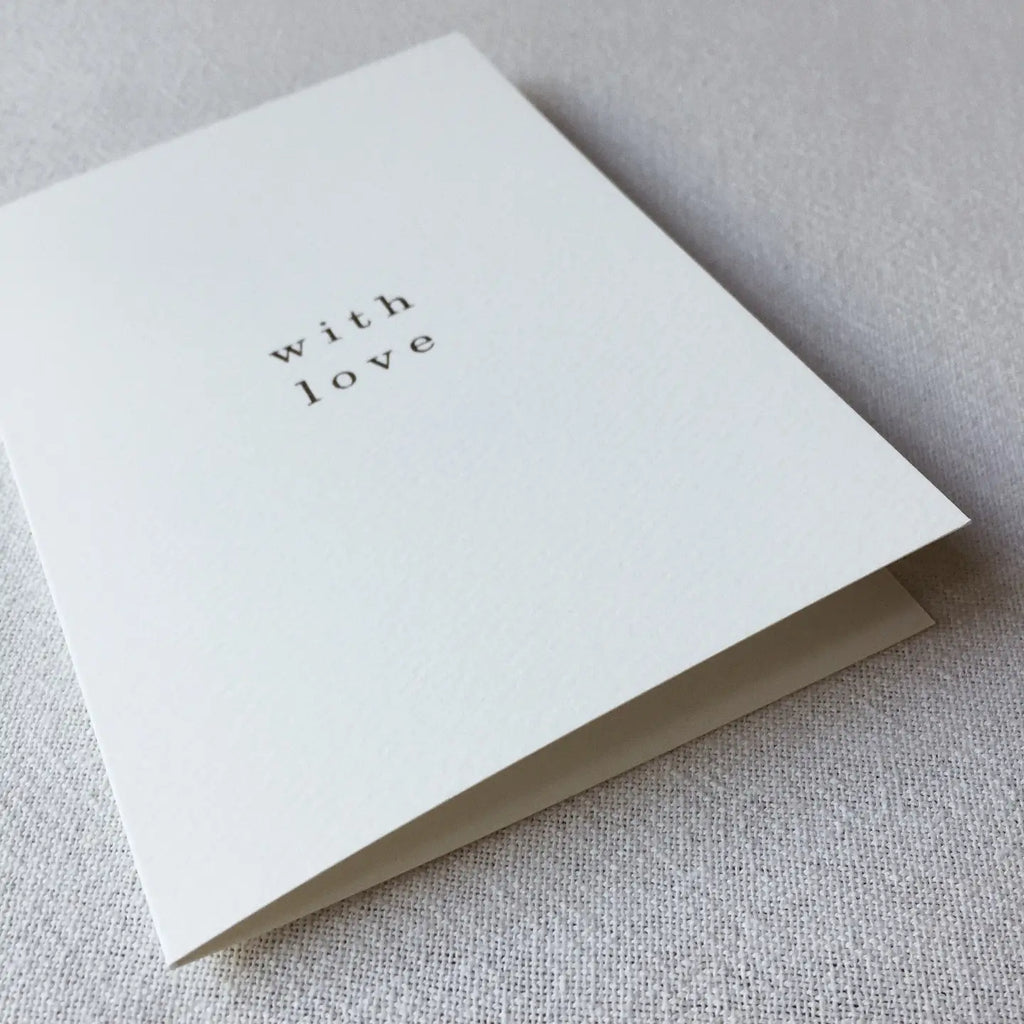 Greeting Card / 'With Love'