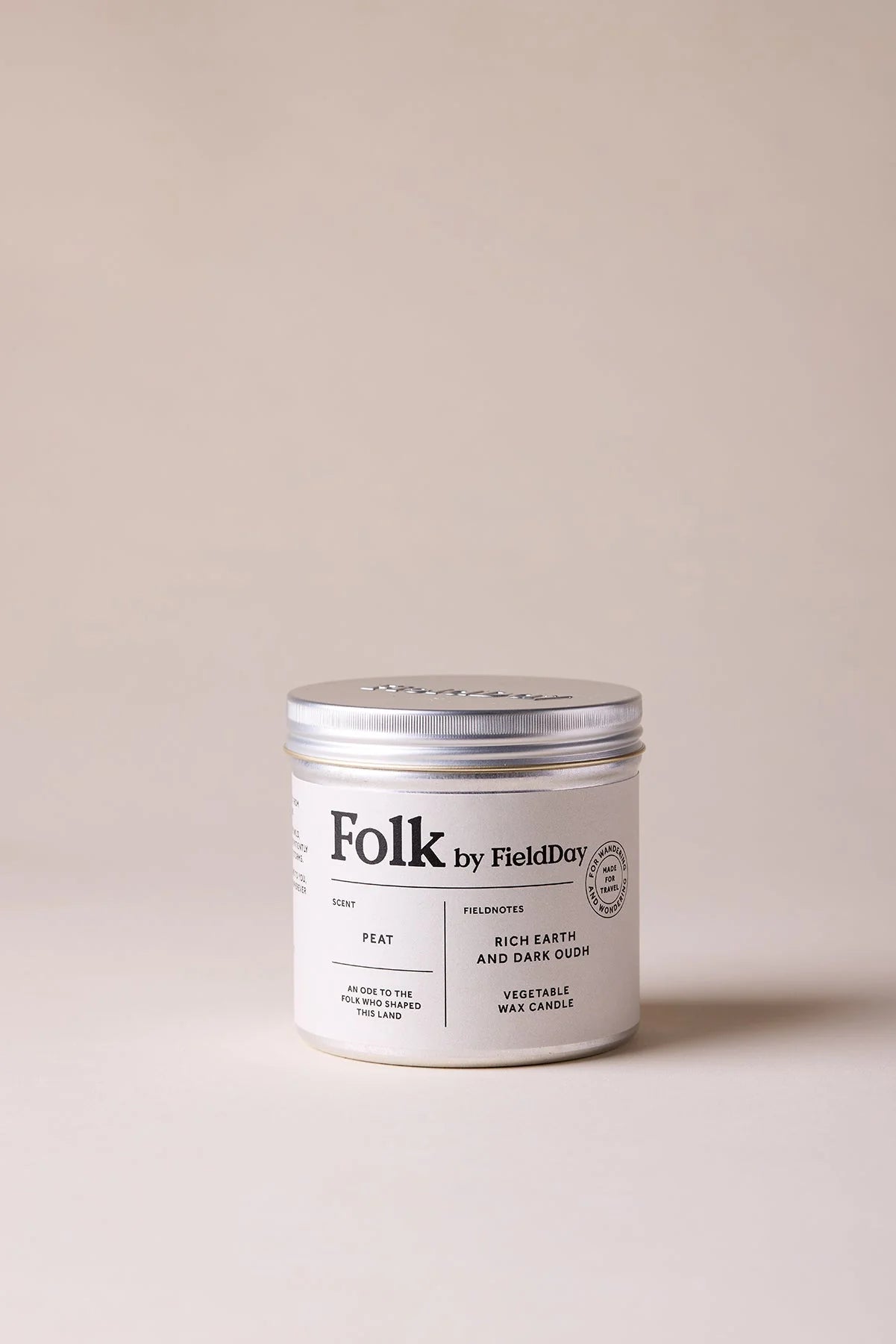 FieldDay Ireland | Peat Candle (Rich Earth and Dark Oudh)