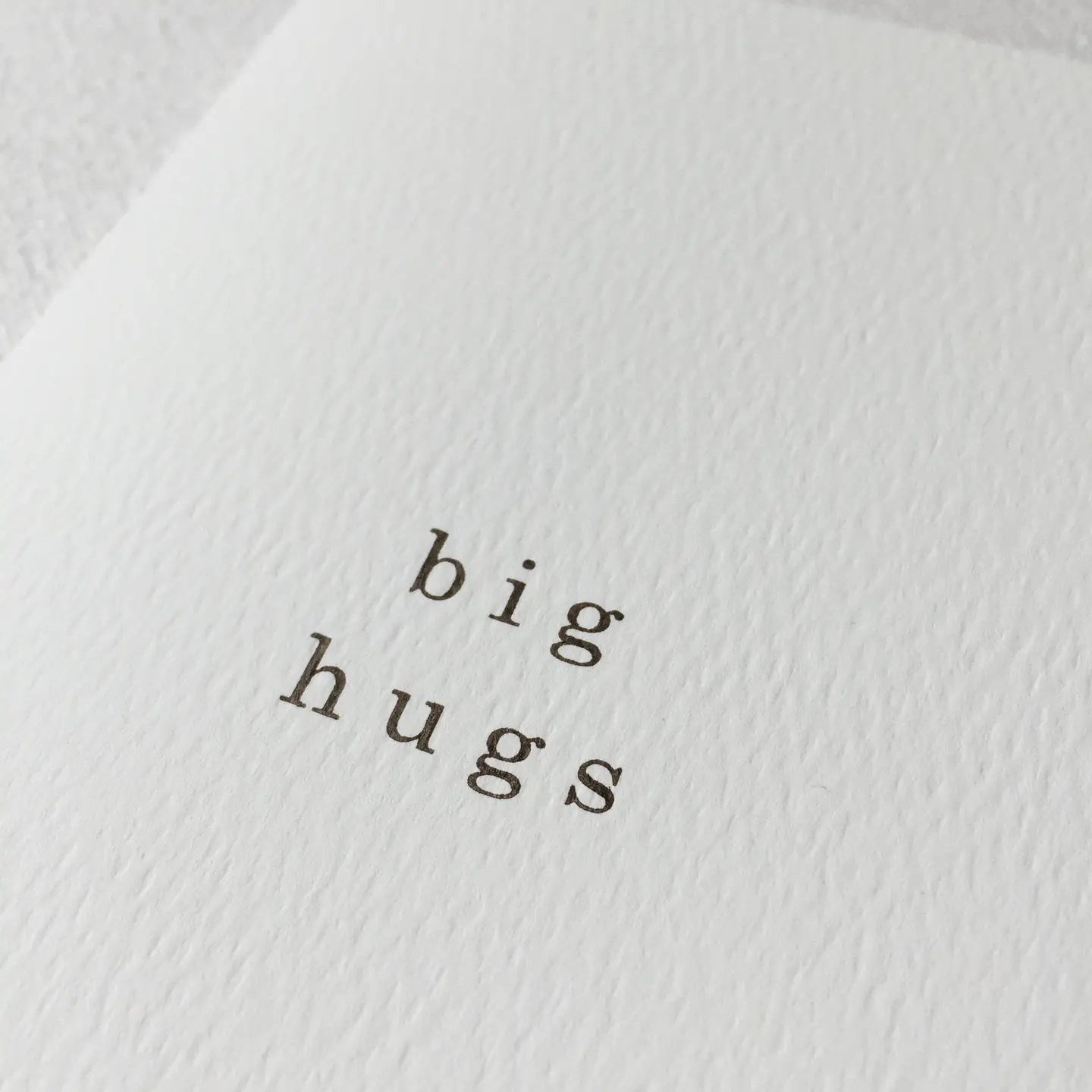 Greeting Card / 'Big Hugs'
