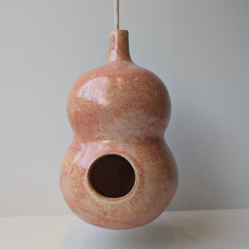 Sprig Studios | Bird Feeder | Sunburst Pink
