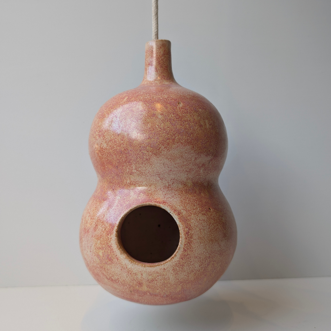 Sprig Studios | Bird Feeder | Sunburst Pink