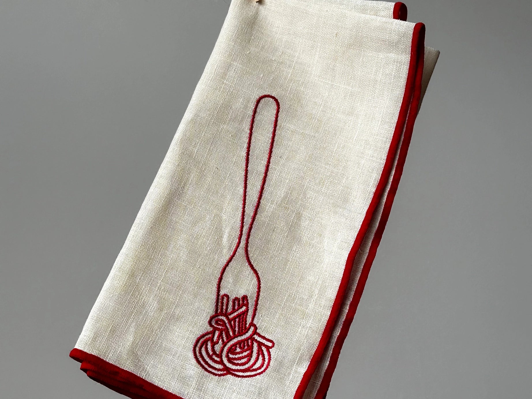 Linen Cotton Napkins | Spaghetti (Set of 2)