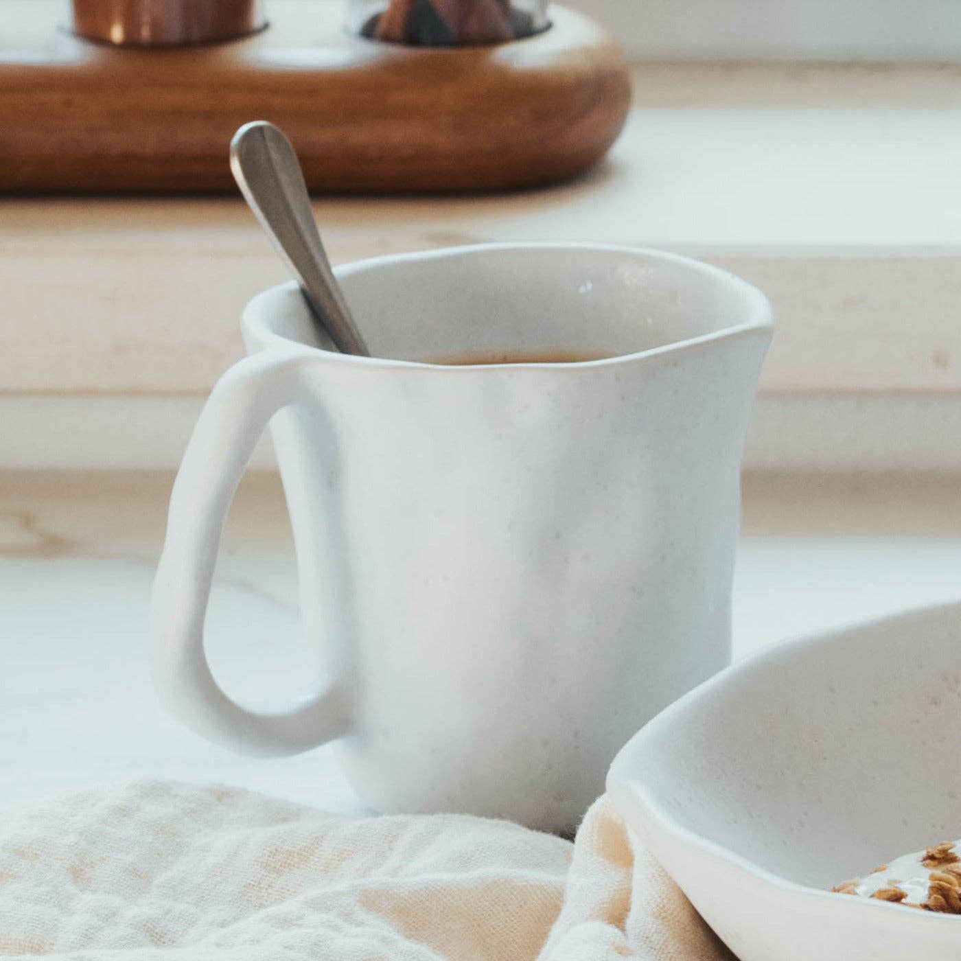 Nature Shape White Mug (300ml)