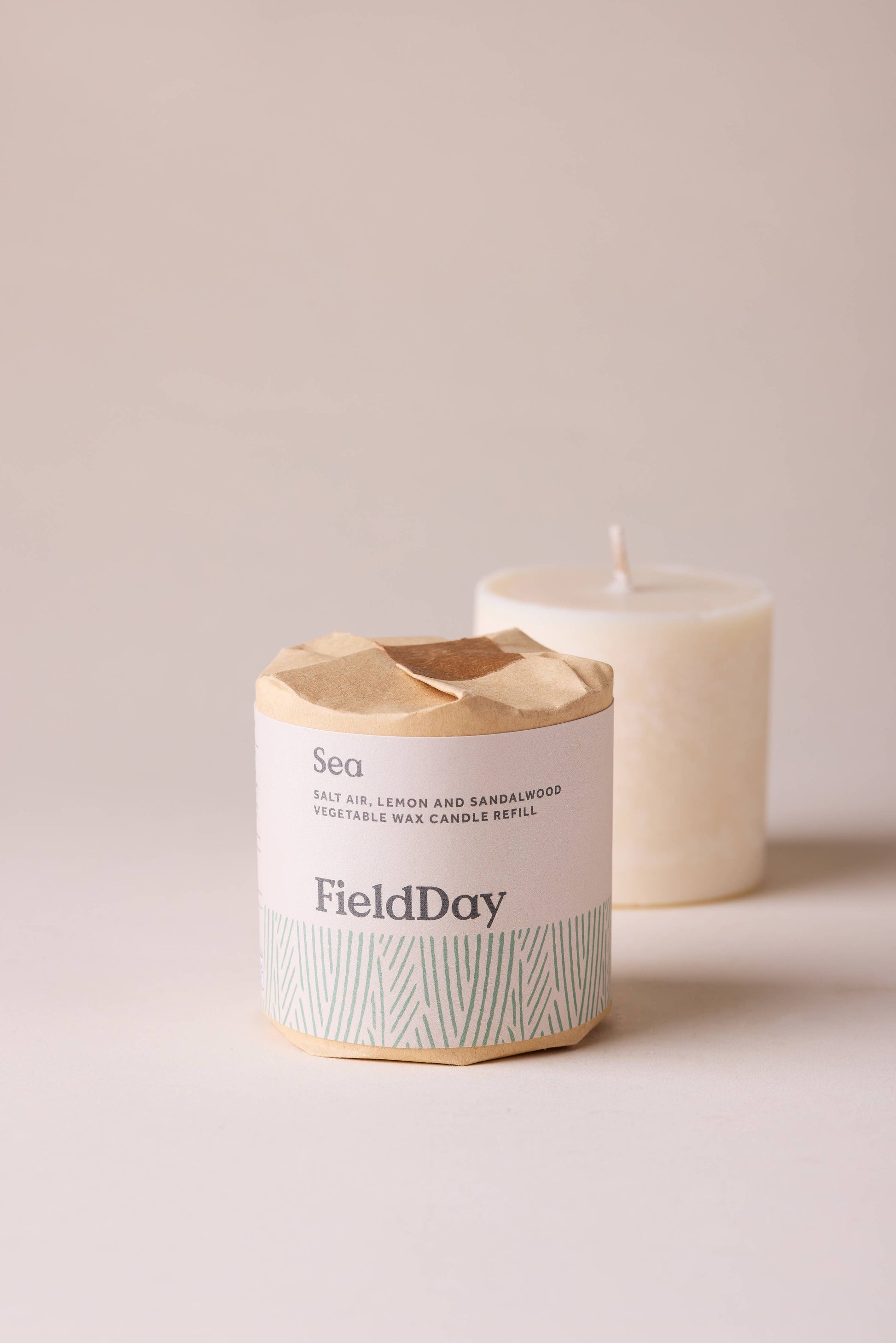 Candle Refill by FieldDay | Sea - Salt Air, Lemon and Sandalwood