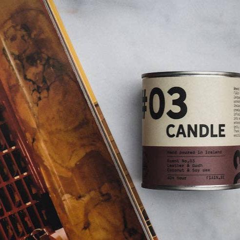 Candle 03 | Leather & Oudh