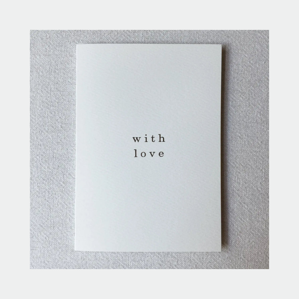 Greeting Card / 'With Love'