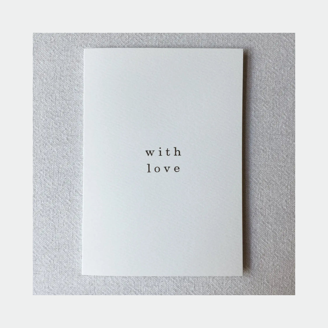 Greeting Card / 'With Love'