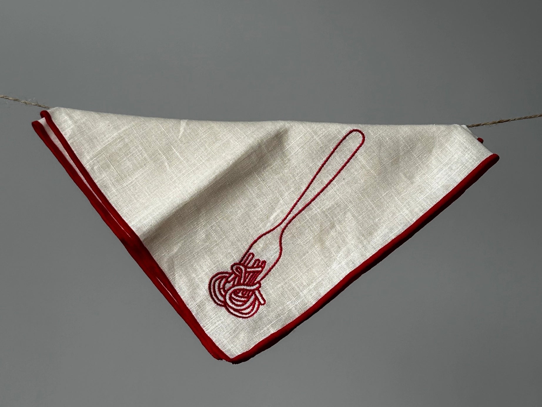 Linen Cotton Napkins | Spaghetti (Set of 2)