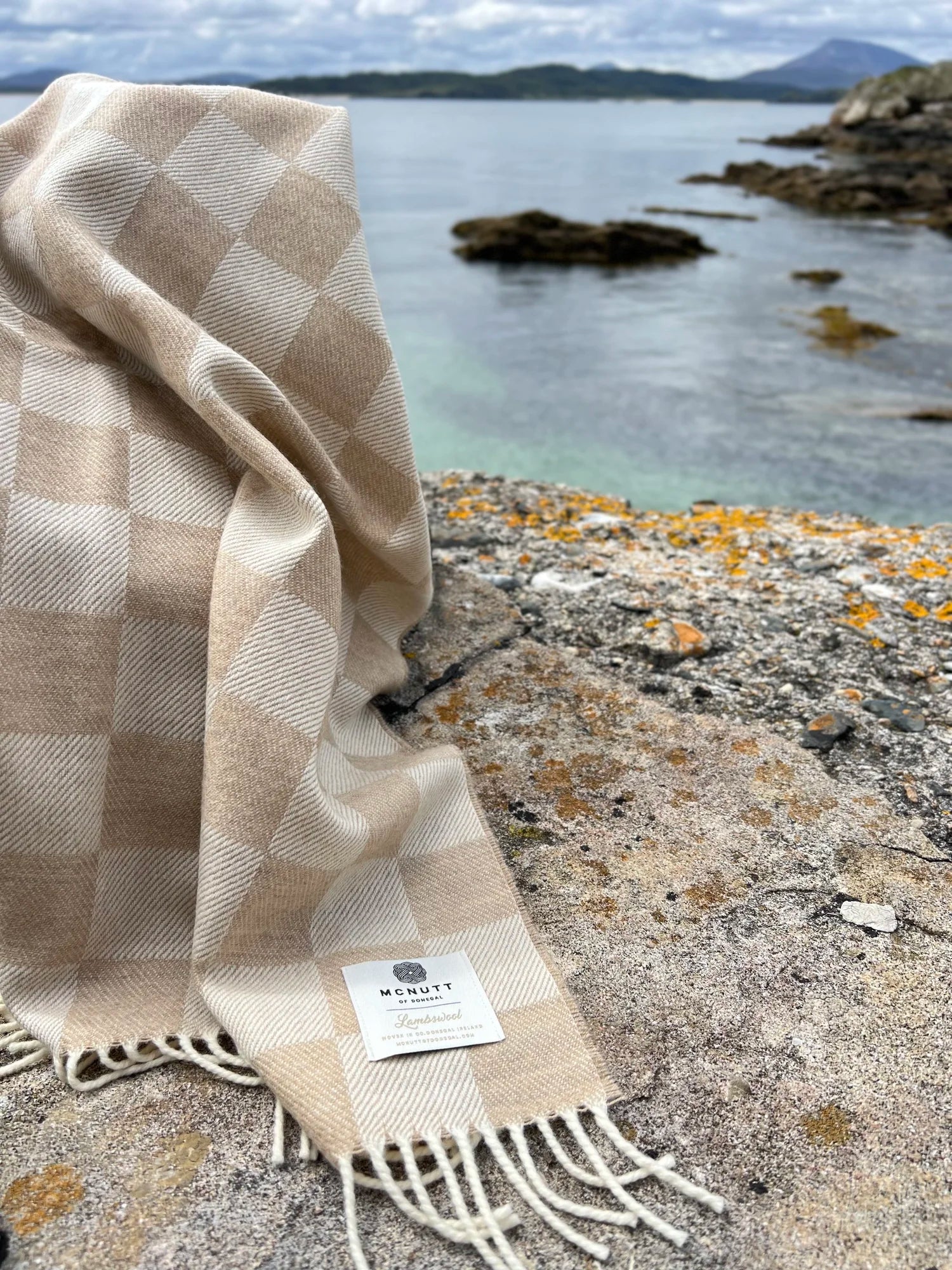 McNutt of Donegal | Merino Lambswool Blanket | "Cillian"