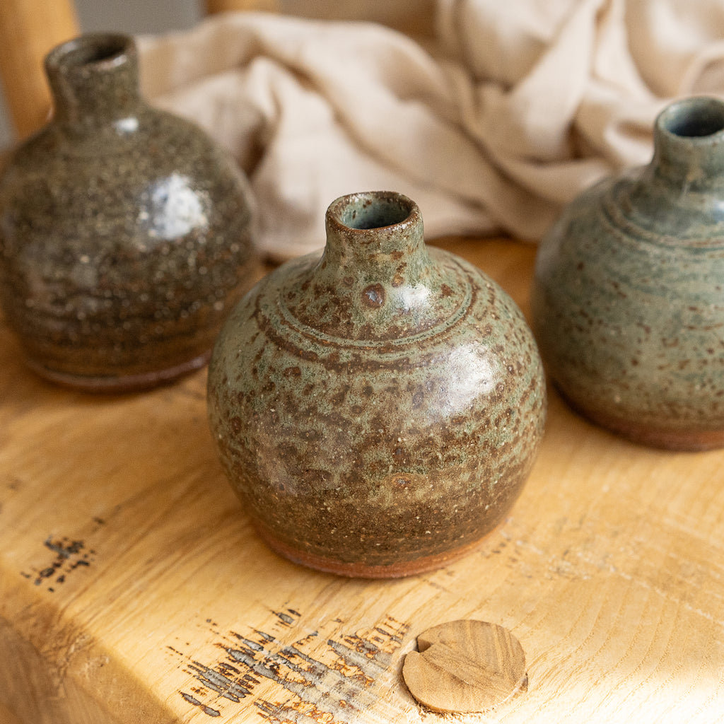 John Naughton Wood Fired Pottery | Bud Vase