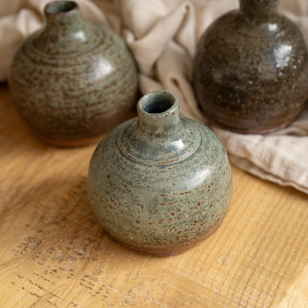 John Naughton Wood Fired Pottery | Bud Vase