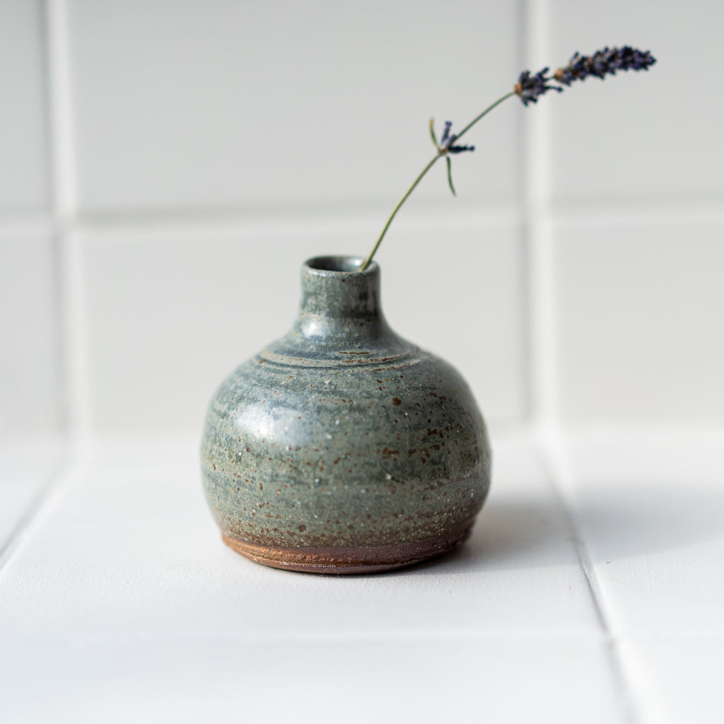 John Naughton Wood Fired Pottery | Bud Vase