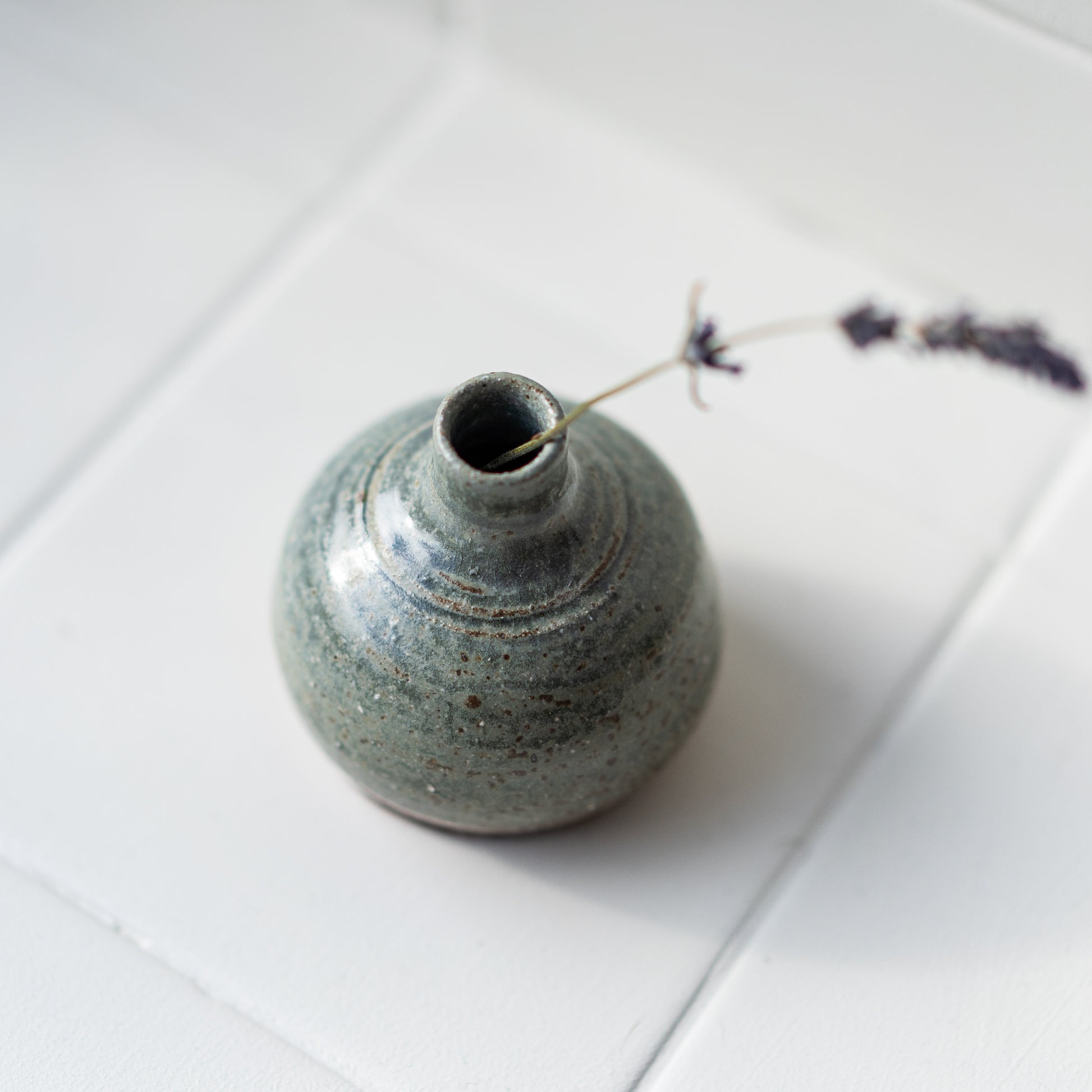John Naughton Wood Fired Pottery | Bud Vase