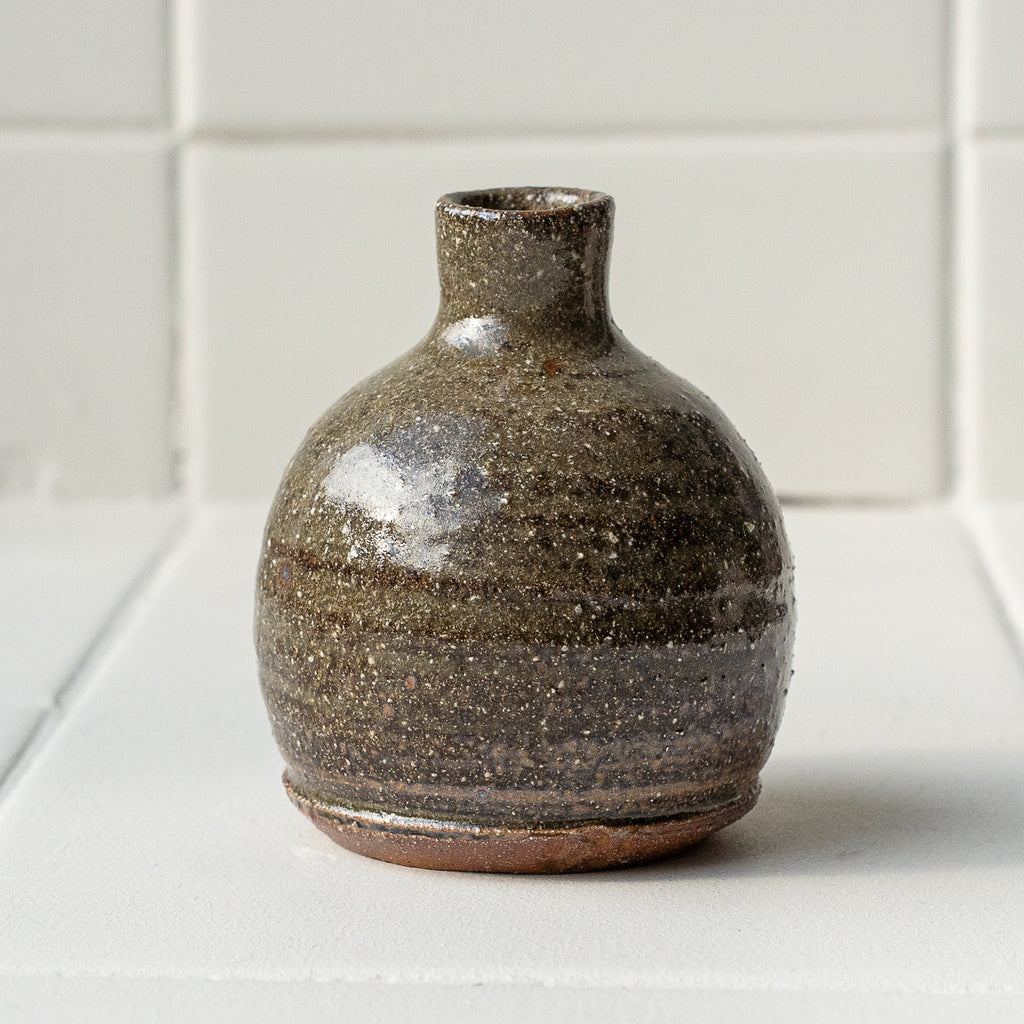 John Naughton Wood Fired Pottery | Bud Vase