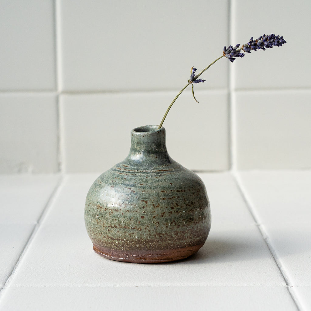 John Naughton Wood Fired Pottery | Bud Vase