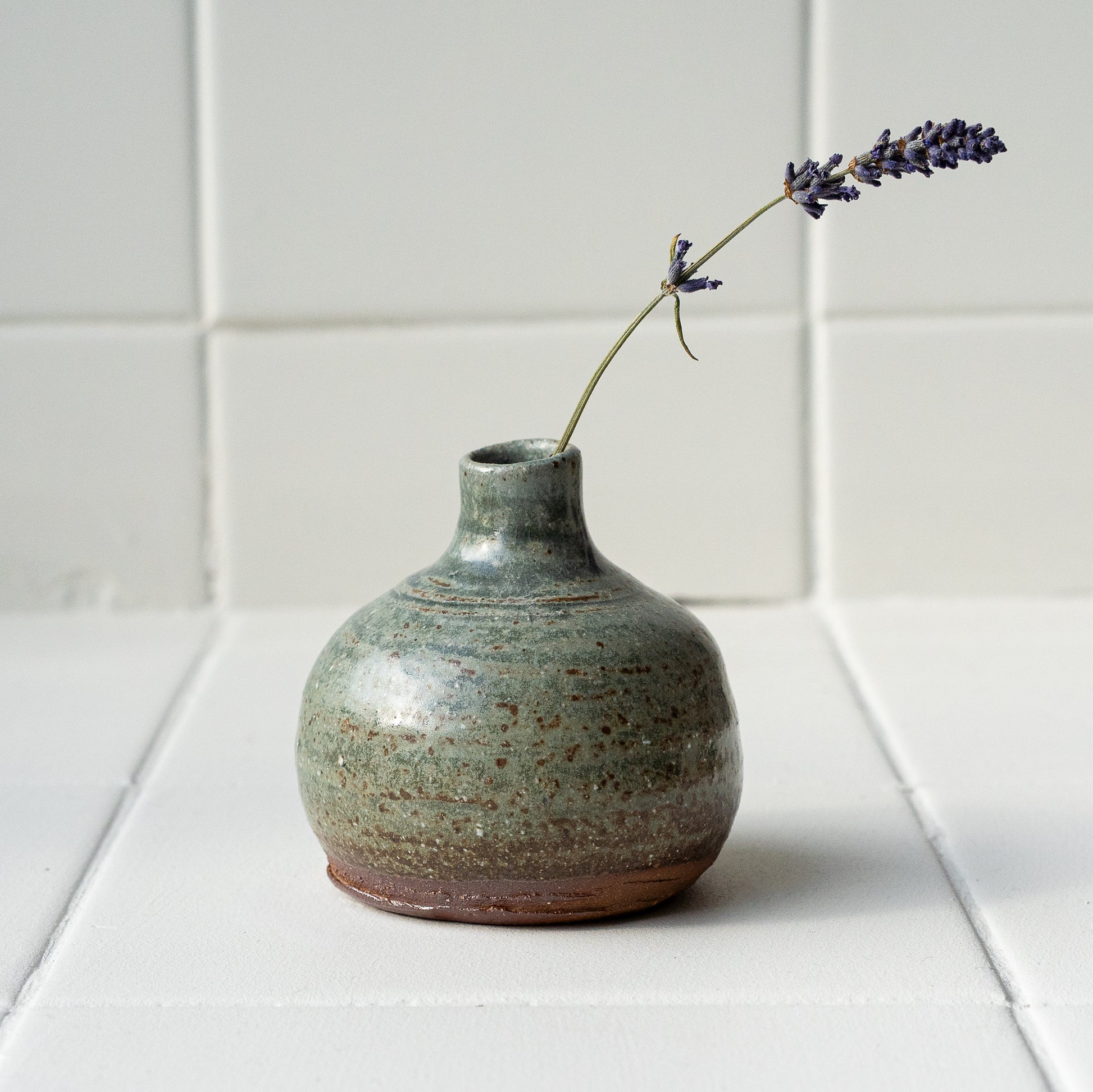 John Naughton Wood Fired Pottery | Bud Vase