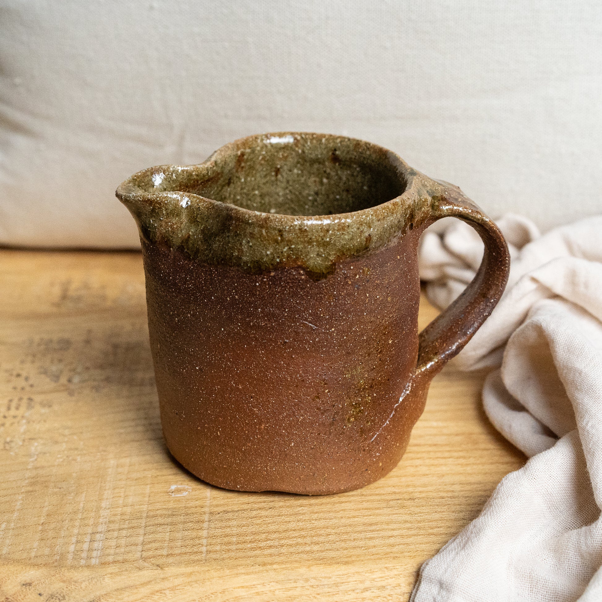 John Naughton Wood Fired Pottery | Milk Jug