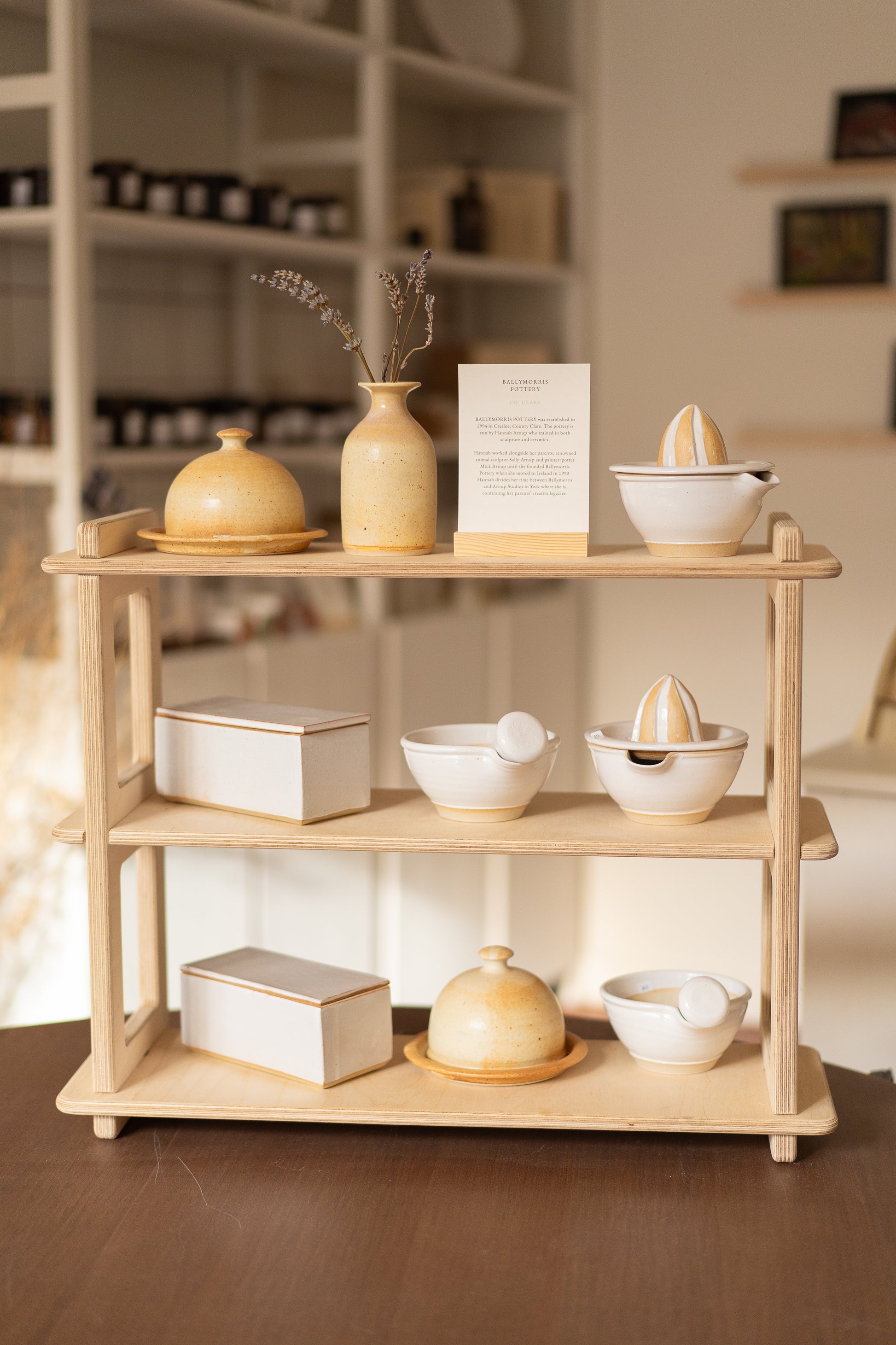 Ballymorris Pottery | Butter Dish | Rustic Tan