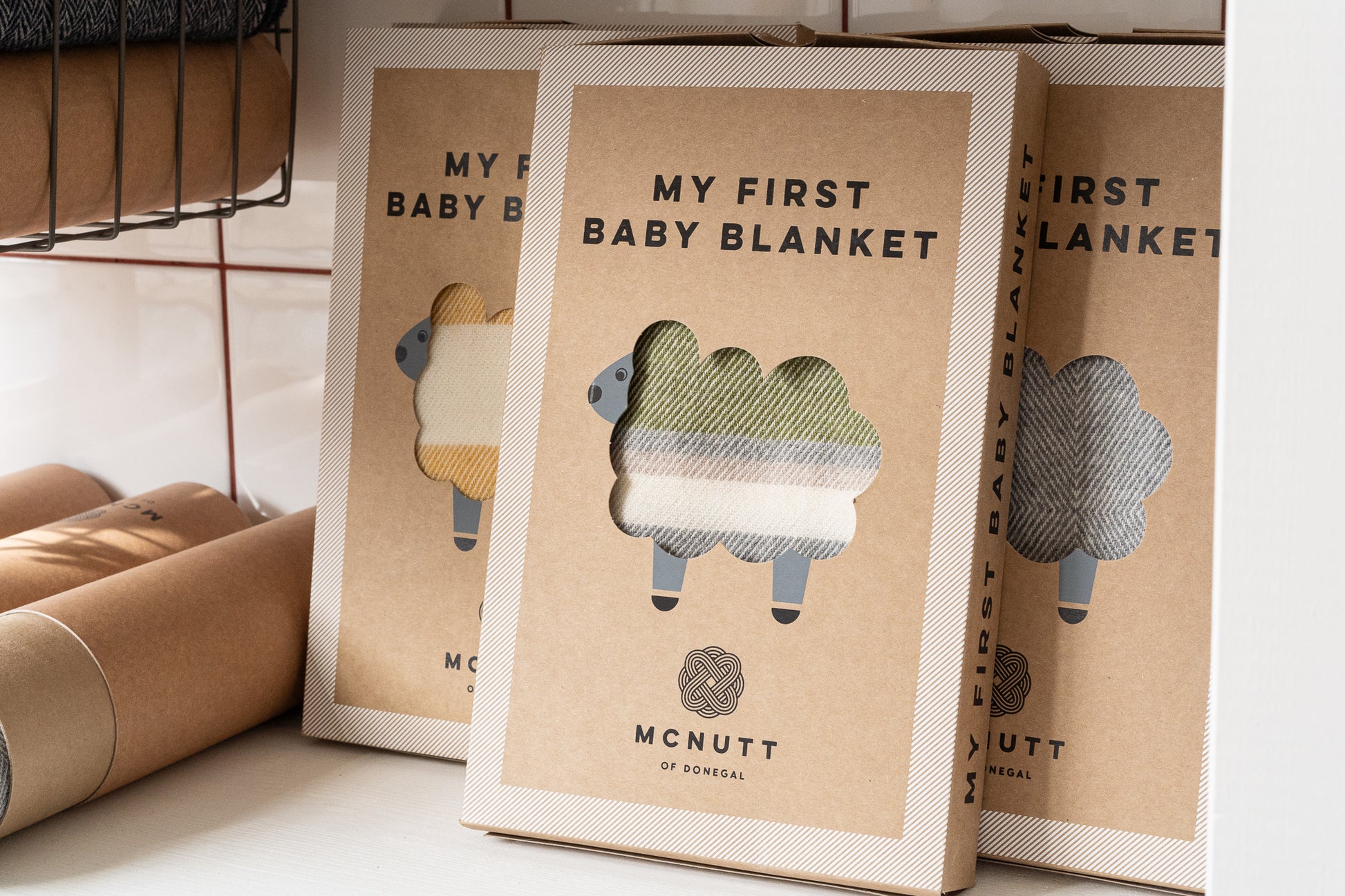 McNutt of Donegal | Merino Lambswool Baby Blanket