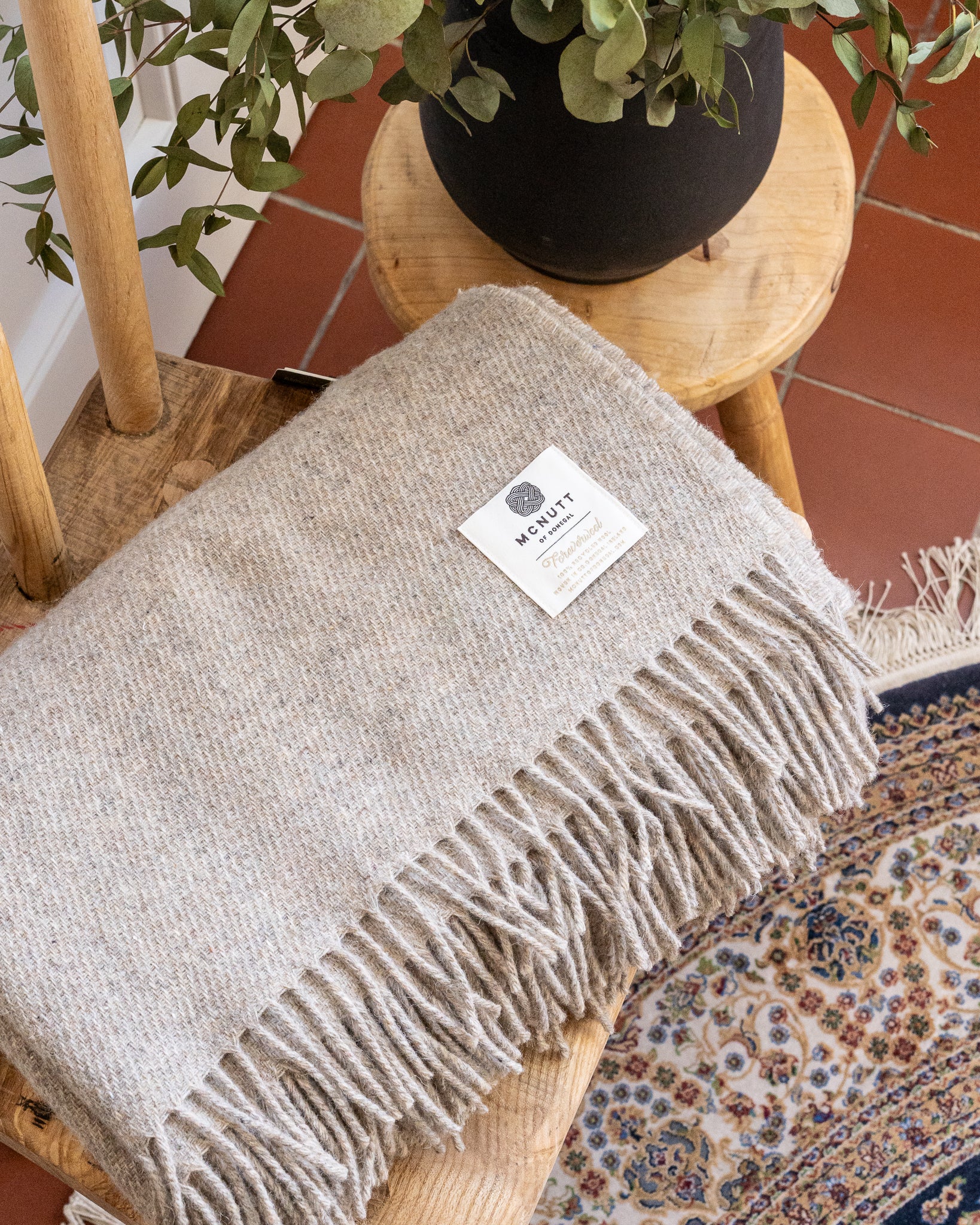 McNutt of Donegal | Recycled Merino Wool | Pebble