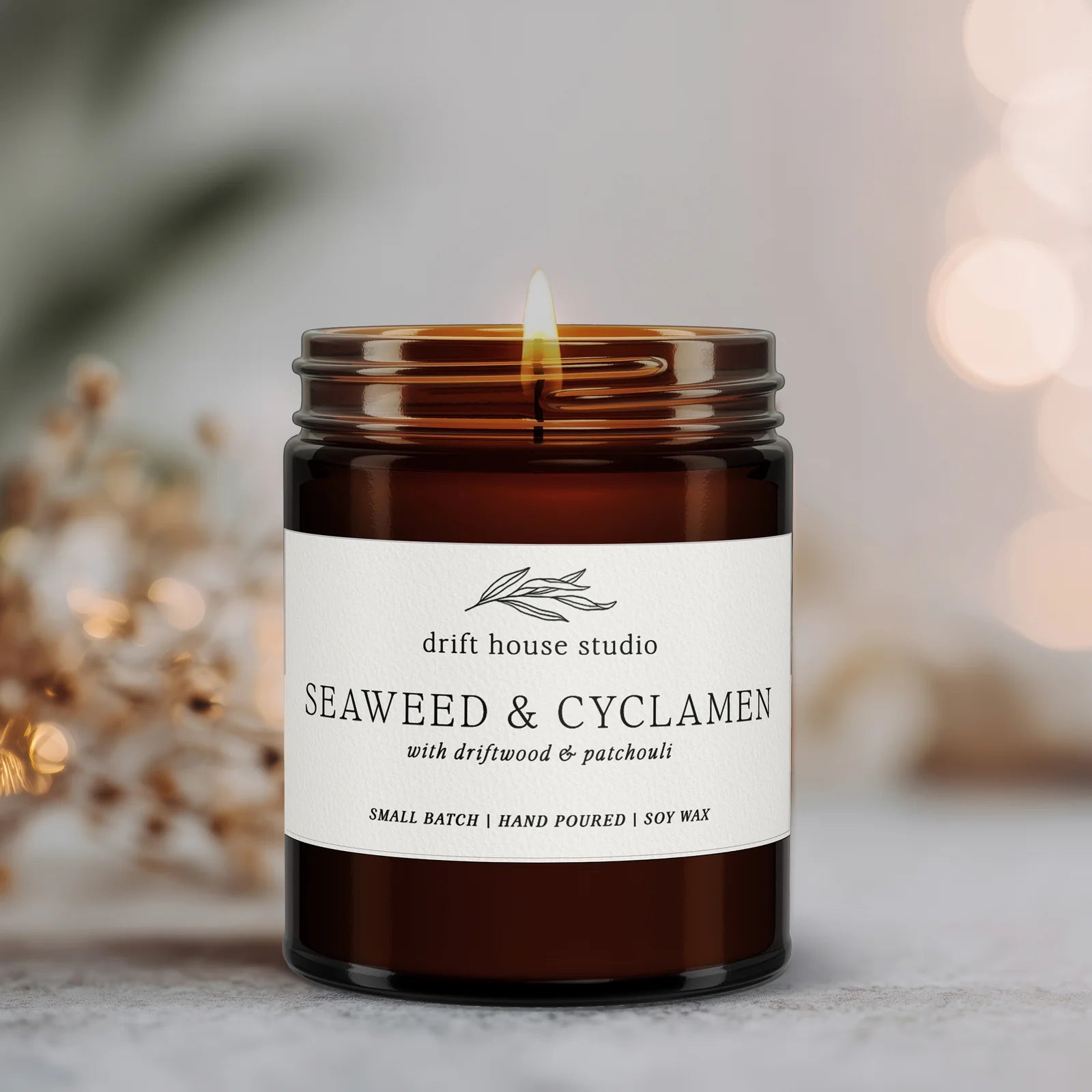 Drift House Studio | Seaweed & Cyclamen Candle