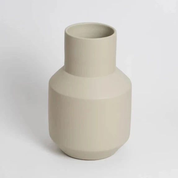 'Sado' Handmade Vase | Sand