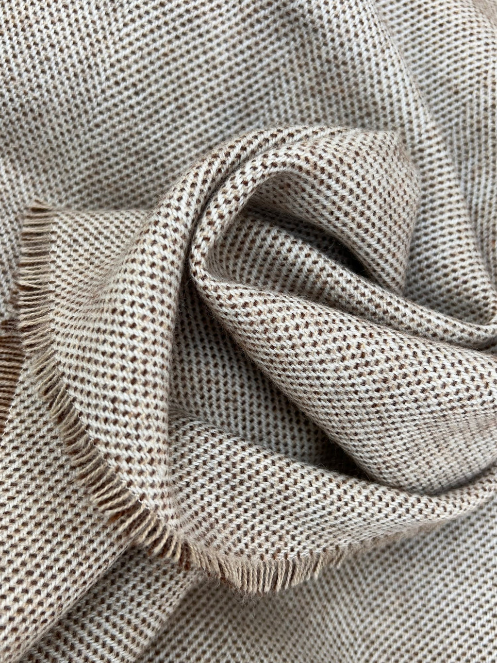 McNutt of Donegal | Merino Lambswool Blanket | Butterscotch