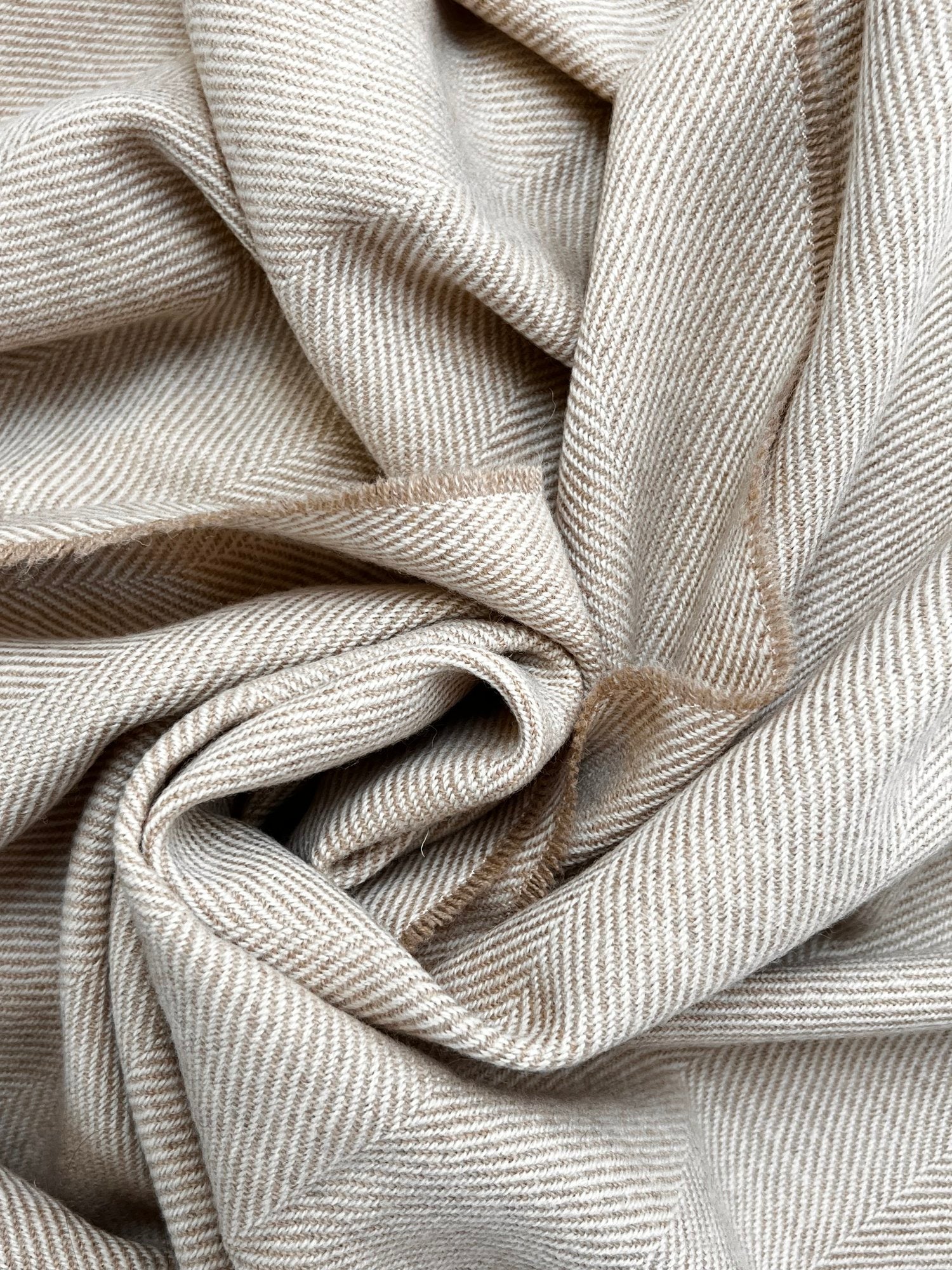 McNutt of Donegal | Merino Lambswool Blanket | Basswood