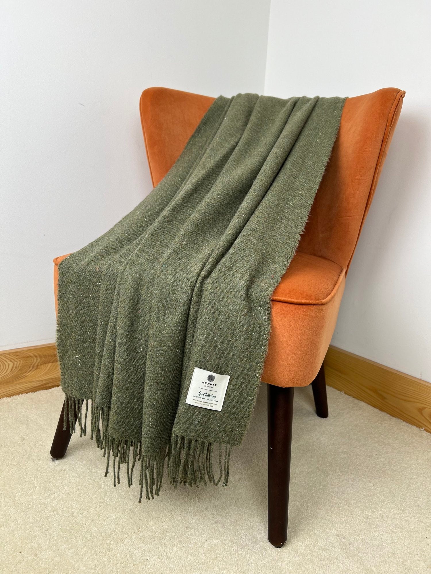McNutt of Donegal | Recycled Merino Wool | Forest Green