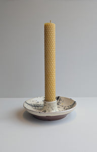 Kevin Callaghan | Handmade Candle Holder - Gestural Cream