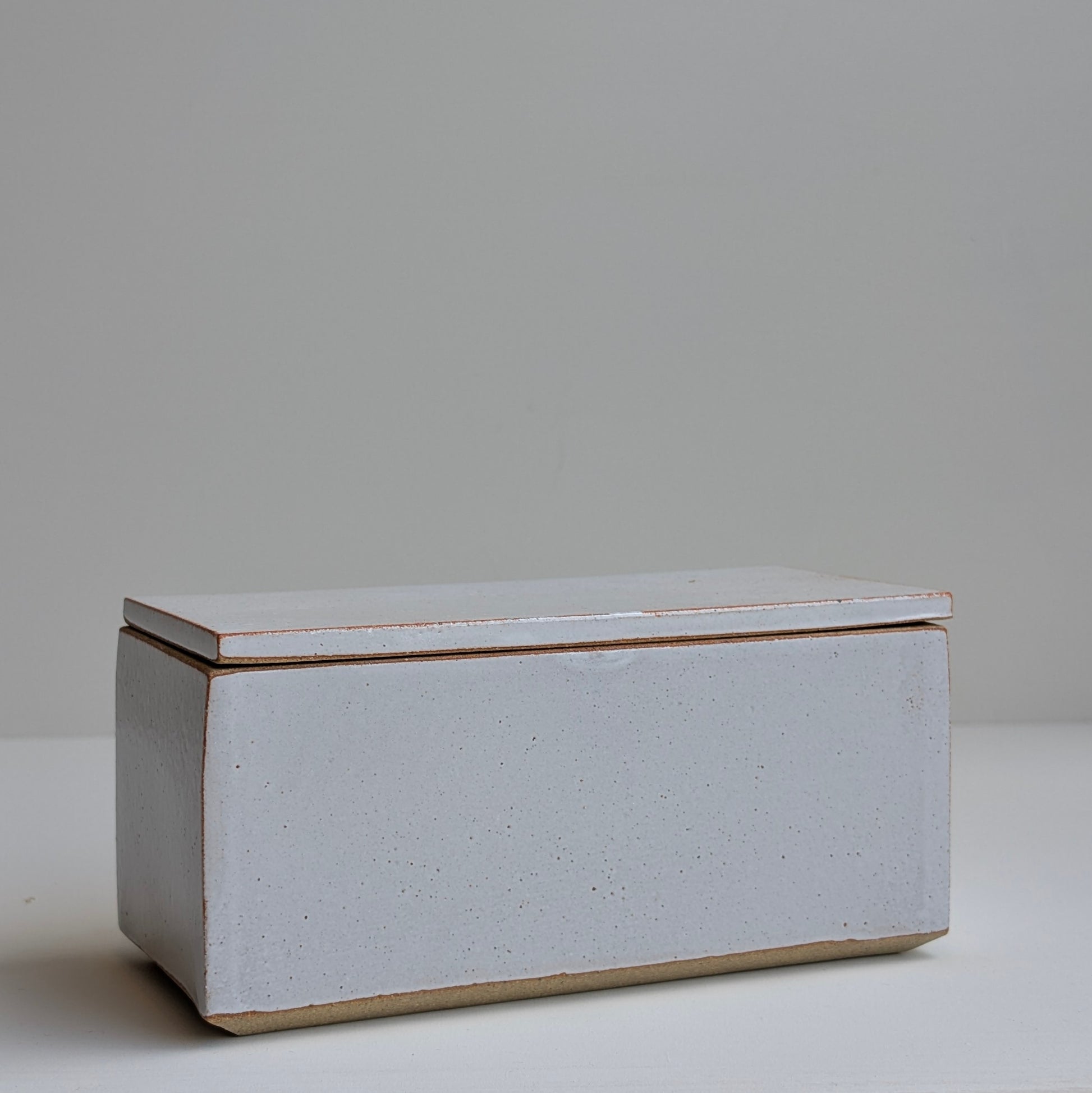 Ballymorris Pottery | Rectangle Butter Dish | White