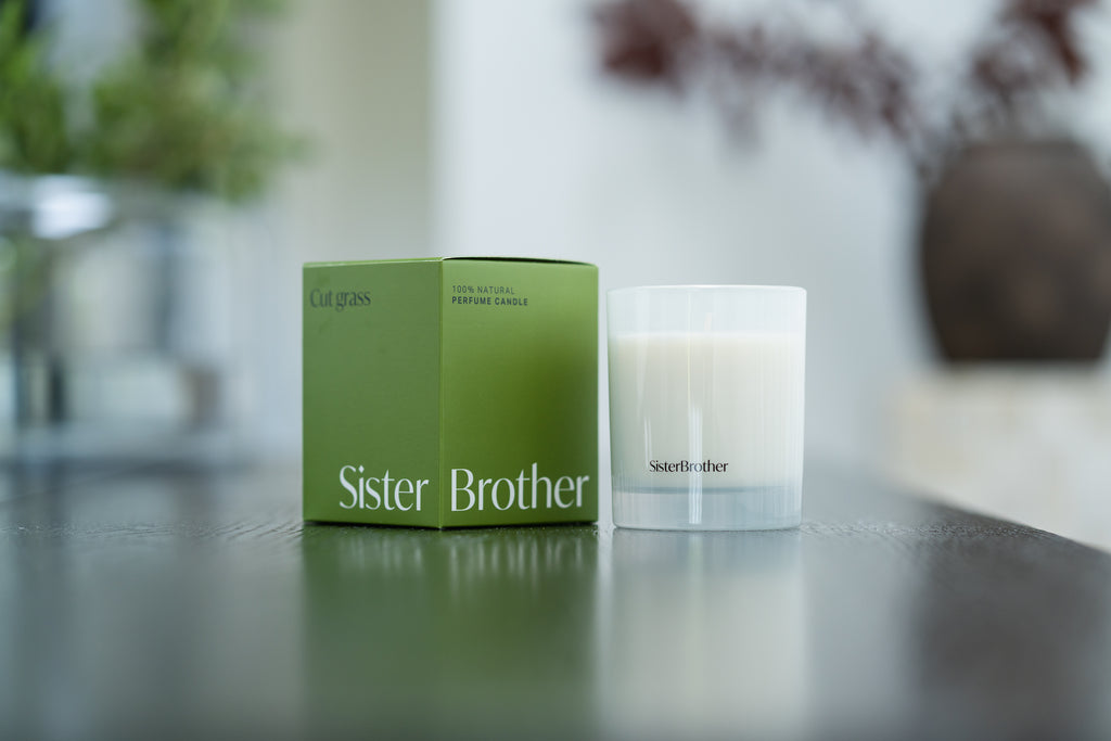 SisterBrother Candle | Cut Grass
