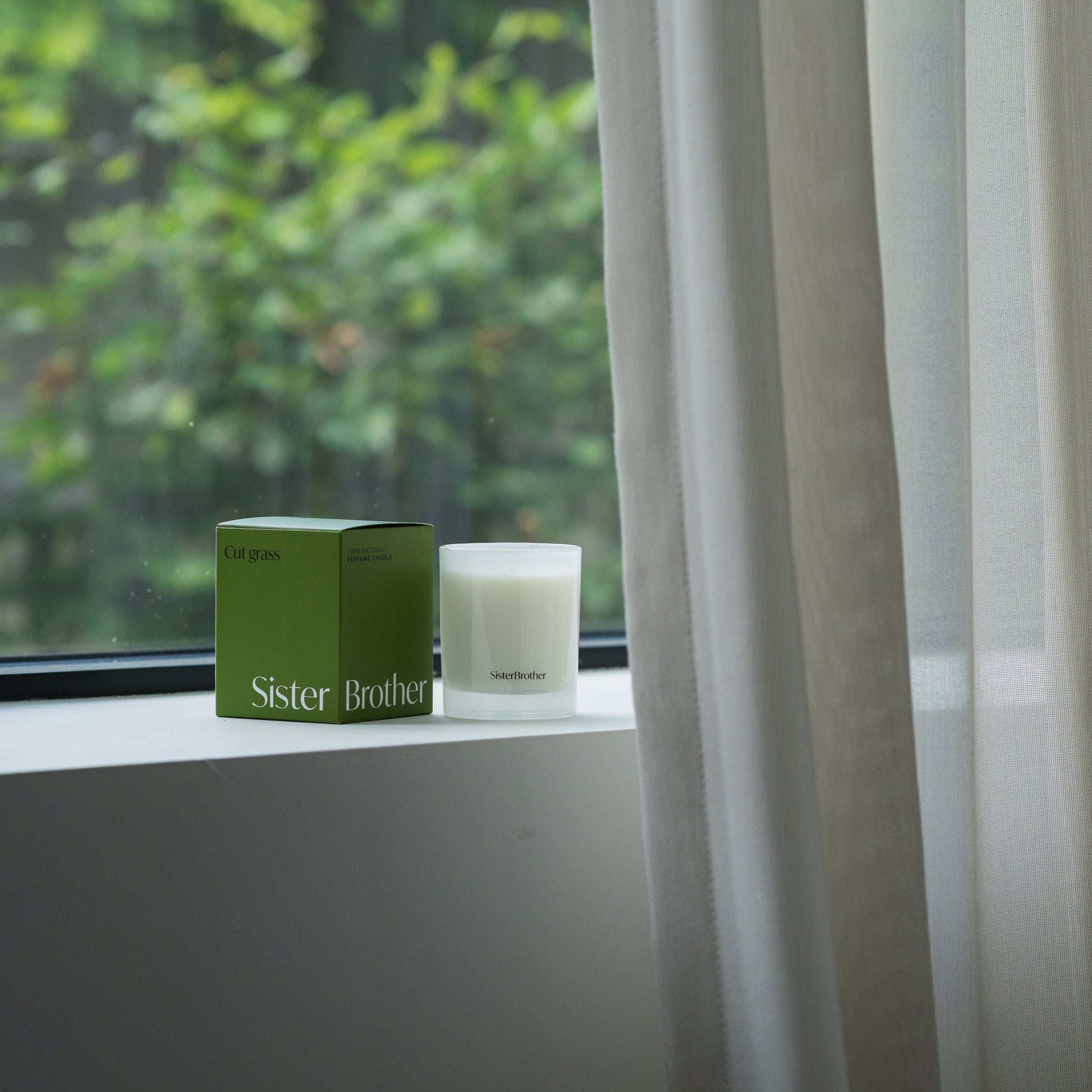 SisterBrother Candle | Cut Grass