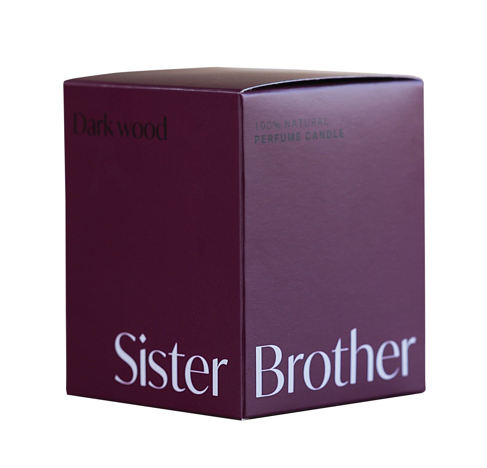 SisterBrother Candle | Dark Wood