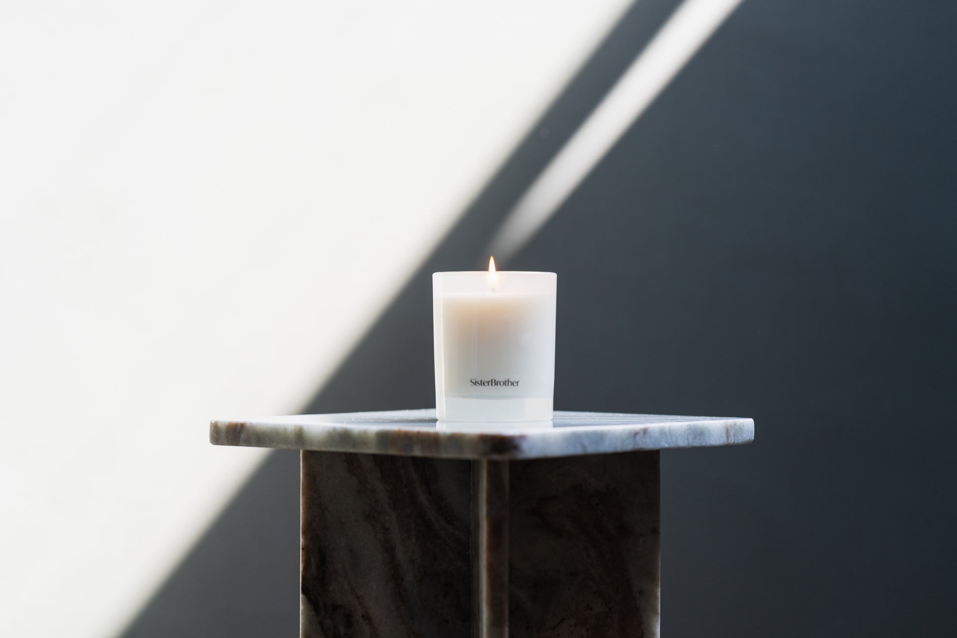 SisterBrother Candle | Dark Wood