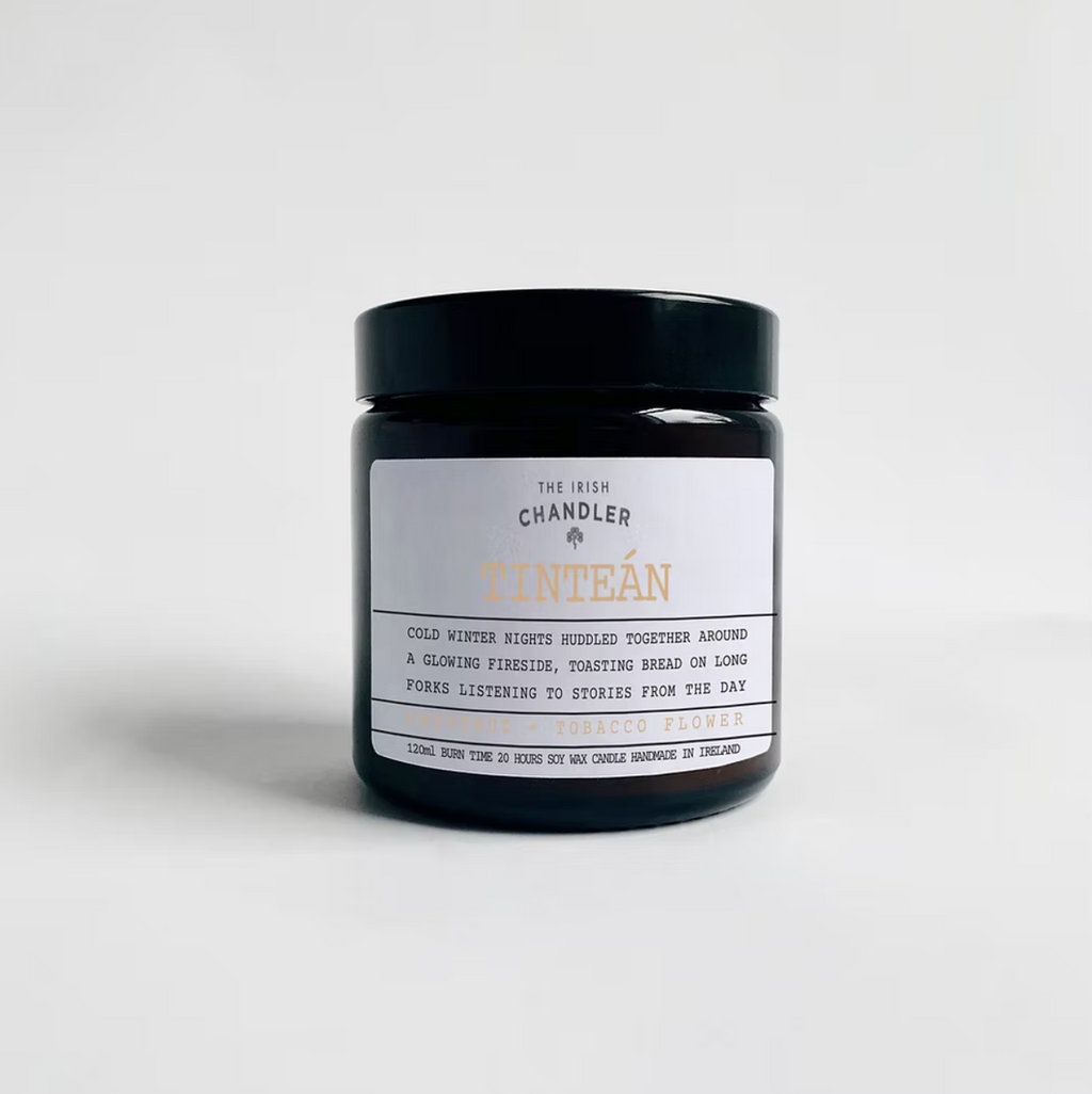 Candle | Tinteán Candle (Chestnut and Tobacco Flower)