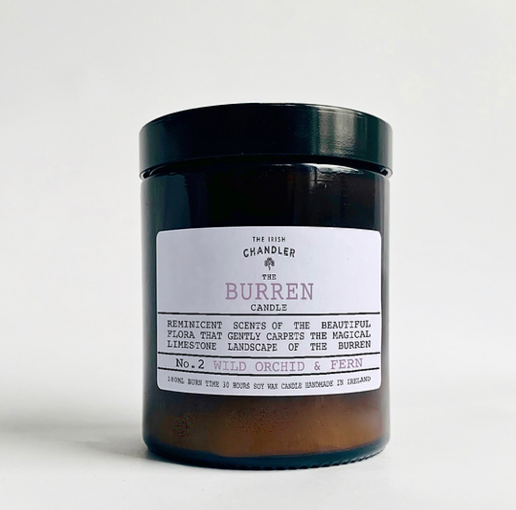 The Irish Chandler | The Burren Candle (Wild Orchid and Fern)